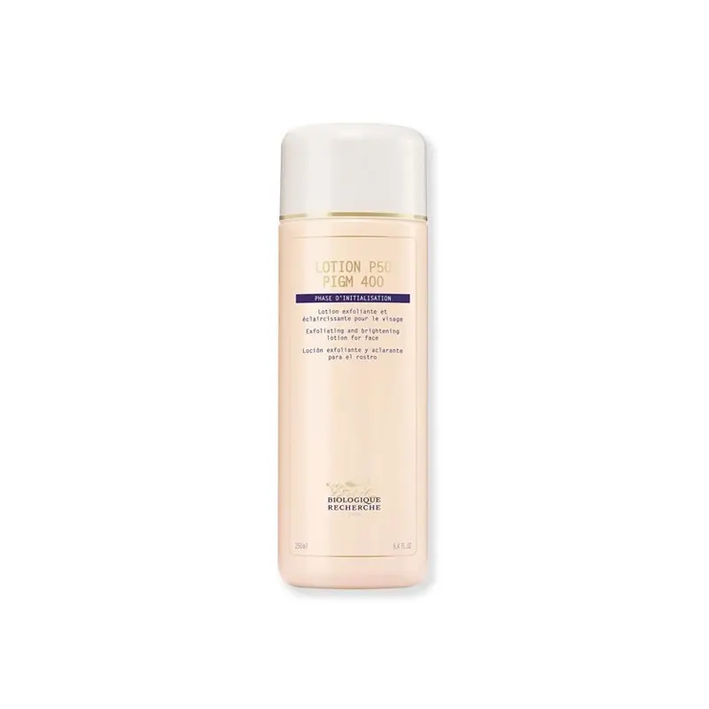 Lotion P50 PIGM 400 – Para manchas y tono desigualContiene activos despigmentantes que unifican el tono sin irritar. Excelente si buscas mejorar la luminosidad, corregir manchas oscuras o prevenir nuevas pigmentaciones.🔹 Ideal para: pieles con manchas, opacas o con tono desigual.
🔹 Acción: exfoliante suave + despigmentante.